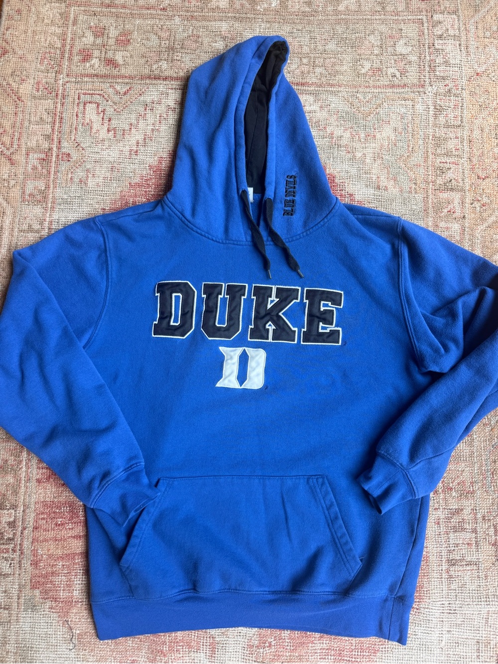 Vintage Y2K Duke blue devils embroidered hoodie